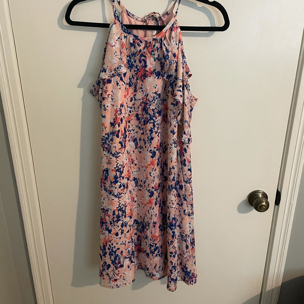 pink off the shoulder dress